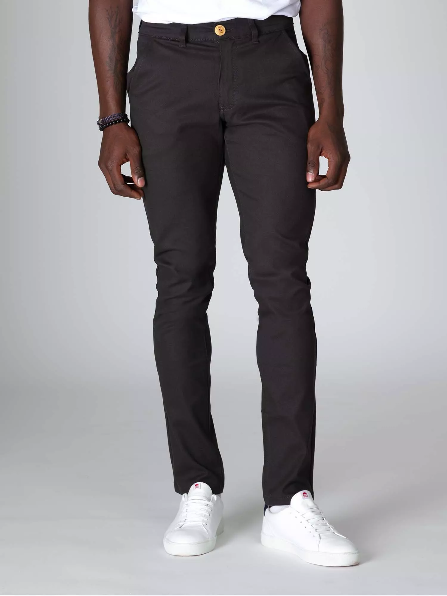 163N FILIDENIM FLEX COTON BIO UNI ANTHRACITE