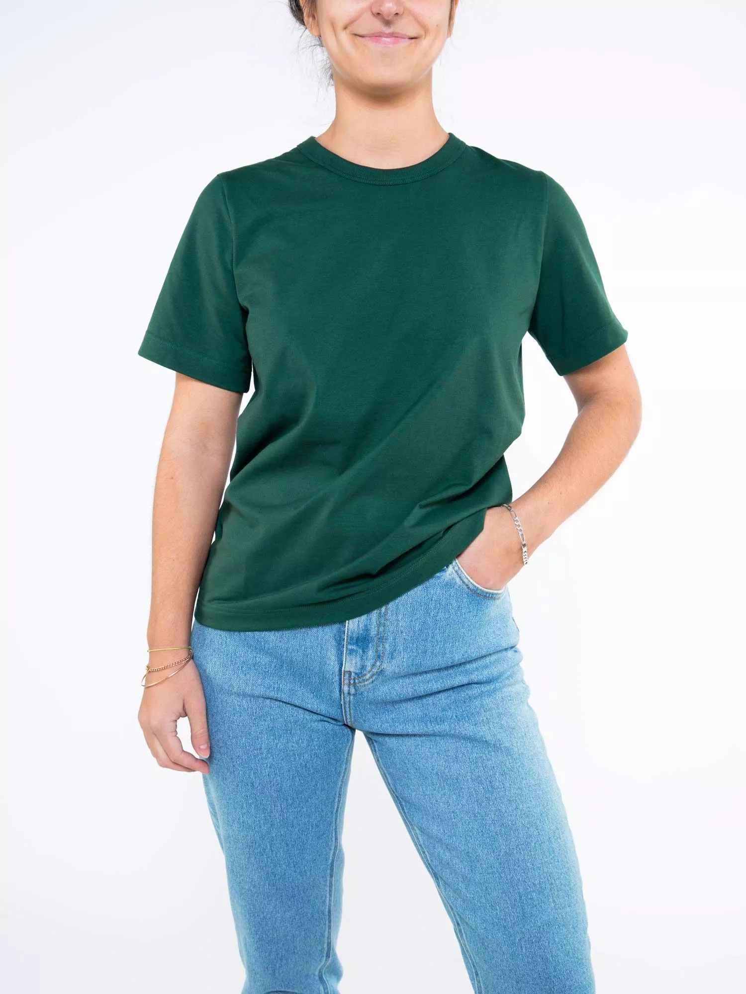 T-shirt Homme Macron Vert - Taille M - Coton - Col Rond - Manches Courtes