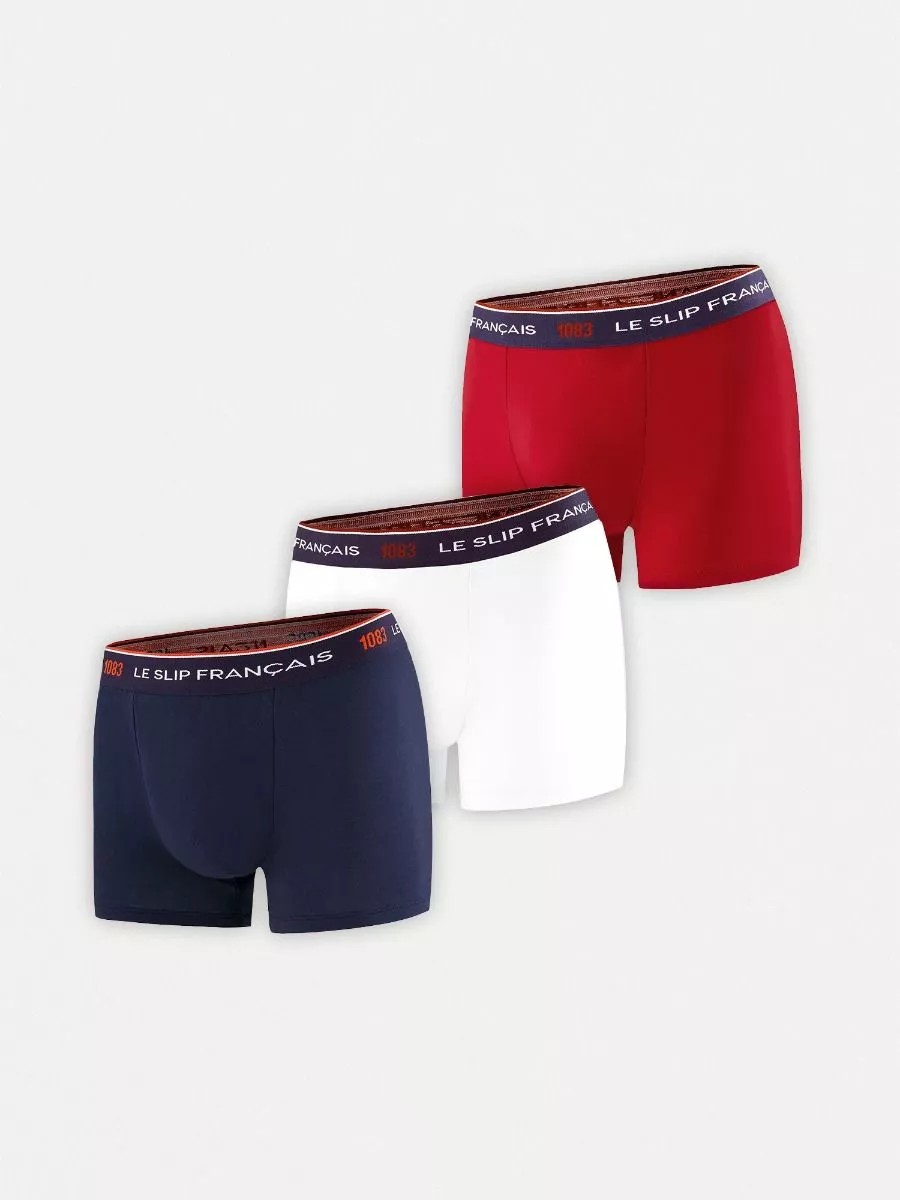 LOT DE 3 BOXERS 890 LE SLIP FRANCAIS