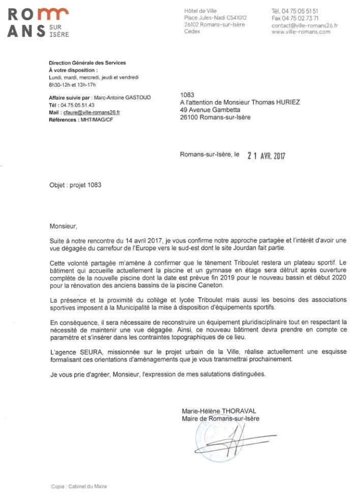20170421CourrierMairieRomans